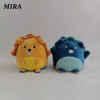 MIRA น่ารักตุ๊กตาหนานุ่มด้านพลิกสองด้านนุ่ม Reversible ตุ๊กตาสัตว์ตุ๊กตาของเล่นเพื่อเป็นของขวัญสำหรับทารกเด็กผู้ชายเด็กชาย