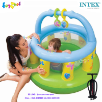 Intex ส่งฟรี ยิมหนูน้อย ซ้อฟท์ไซด์ มายเฟิรส์ทยิม รุ่น 48474 + ที่สูบลม ดับเบิ้ลควิ๊ก ทรี