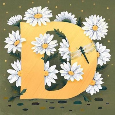 งานฝีมือศิลปะตกแต่งบ้านชุดตัวอักษรภาพวาดดอกไม้เพชร Mata Bor Persegi เต็มรูปแบบ DIY 5D