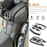 ที่พักเท้ามอเตอร์ไซค์สำหรับ XMAX 125 250 300 400หมุดด้านหน้าด้านหลังแผ่นอลูมิเนียมที่เหยียบอัลลอยดัดแปลงกันลื่นที่วางเท้า