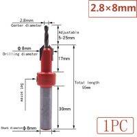 【♘COD Free Cas♘】 guangz 1ชิ้น8มิลลิเมตรก้านงานไม้ Hss Countersink เราเตอร์ชุดบิตอุปกรณ์ถอนสกรูการรื้อถอนสำหรับเครื่องตัดการกัดไม้