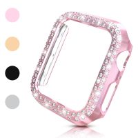 Luxury Bling Ultra 49mm 40mm 44mm 41mm 45mm Case for Apple Watch 8 Series 7 6 SE 5 4 3 Cover Diamond Bumper 38mm 42mm PC Frame