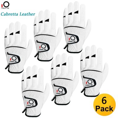 ♙✜ Golf Gloves Men - 6 Pcs/3 Pair Grip Comfortable Golf Gloves Men Leather Left Hand - Aliexpress