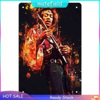 Jimi Hendrix ป้ายดีบุกแผ่นโลหะสำหรับคาเฟ่คลับผับบาร์ของตกแต่งศิลปะติดผนังบ้าน