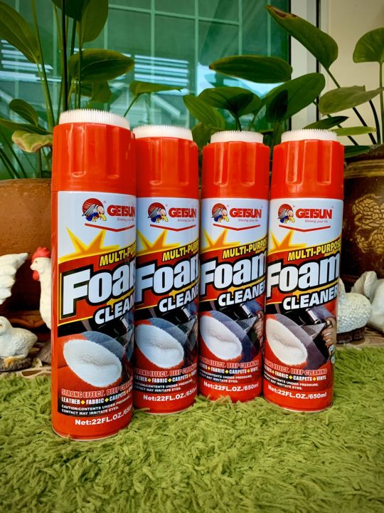 สเปรย์โฟมทำความสะอาดอเนกประสงค์-getsun-foam-cleaner-ขนาด-650-ml-ซักเบาะผ้า-เบาะหนัง-พรมกำมะหยี่-รองเท้า-พรม-ผ้าม่าน-กระจก-ยางรถ-โซฟาผ้าที่ถอดซักไม่ได้-อุปกรณ์กีฬาฯลฯ-มีบริการเก็บเงินปลายทาง-จัดส่งโดยk