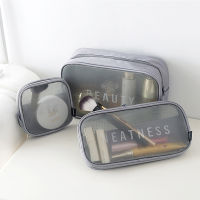 3PCSSET Women Travel Cosmetic Bag Casual Zipper Make Up Makeup Case Organizer Storage Pouch Toiletry Beauty Wash Kit Bags