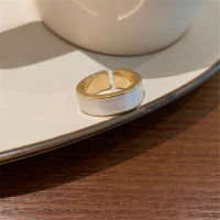 แหวน แฟชั่น สีทอง สําหรับผู้หญิง 3 ชิ้น ชุด
