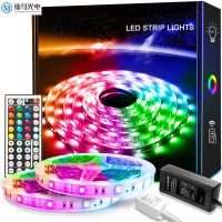 แถบไฟสี กันน้ำ มีประกัน Led Strip USB Interface LED Light BarRGB Color-changing Soft Light with key Infrared Controllerไฟเส้น ไฟ LED ไฟเส้น LED ไฟตกแต่งห้อง RGB Strip ไฟประดับ ไฟตกแต่ง