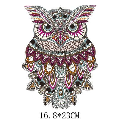 hotx【DT】 16.8x23cm Colorful Iron Patches Transfer Thermal Stickers Decoration Printing