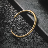 ZG Men and Women Nail Bangle Cuff Bangle Mens Cuff Bangle Bracelet Opening Stainless Steel Ancient Gold Bracelet Screw Bangle