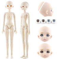 ตุ๊กตา DIY 21ข้อต่อเลื่อนได้แต่งหน้าตา3D ผู้หญิงตุ๊กตาของเล่น BJD ของขวัญตุ๊กตาเด็กผู้หญิงโมเดลตุ๊กตา