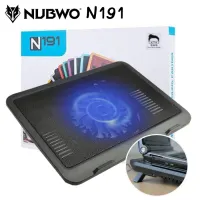 พัดลมโน๊ตบุ๊ค N191 พัดลมรองระบายความร้อน NOTEBOOK COOLINGPAD แผ่นระบายความร้อน ต่อสาย USB  NBboss89