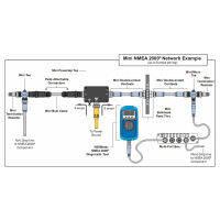 ตัวที M12 Y ตัวปลั๊ก5แกนสำหรับ NMEA 2000 IP67กันน้ำอะแดปเตอร์สตาร์ทเตอร์สำหรับเรือ