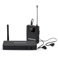 TAKSTAR WPM-300 Wireless Monitoring System with In-ear Earphone UHF Audio Transmitter Bodypack Receiver 164FT Transmission Range LED Digital Display for Stage Studio