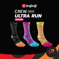 INJINJI CREW ULTRA RUN (Women) ถุงเท้าวิ่ง 5 นิ้ว แบบหนากลาง ความยาวครึ่งแข้ง