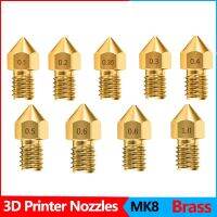 SHOOMO 3D Printer Extruder Brass Nozzles Print Head for Anet A8 Makerbot MK8 Creality CR-10 S4 S5 Ender 3 3Pro 5 Clean Tool Kit