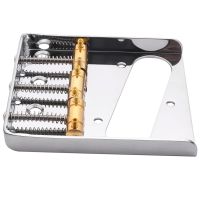 Silver Chrome 3 Copper Saddle Ashtray Bridge For Telecaster TELE Electric Guitar