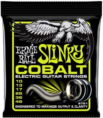 สายกีต้าไฟฟ้า Ernie Ball Cobalt Regular Slinky Set, .010-.046 รุ่น 2721 ลอตเก็บนาน