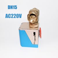 G 1/2 DN15 AC220V Blue color Electric Brass Ball Valve Brass 2 Way Motorized Ball Valve