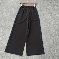 Exported to the island country original Uniqlo mid-high waist wide-leg thin straight-leg womens trousers for spring and summer A1031