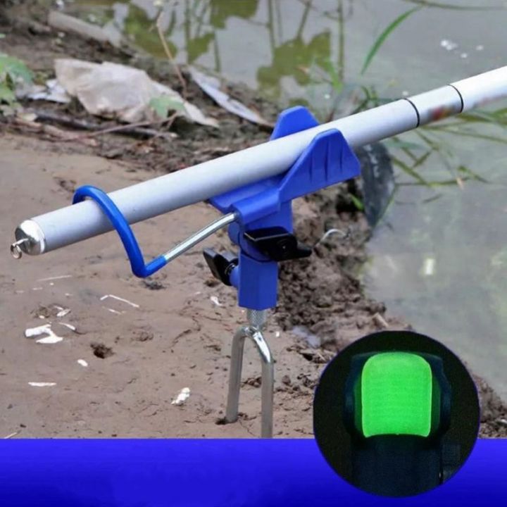 yf-360-degree-adjustable-aluminum-alloy-fishing-rod-holder-for-bank-ground-support-with-luminous-non-slip-mat