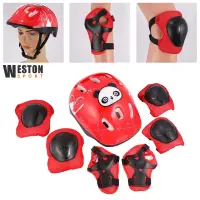 【In Stock &amp; Buy 3 Get Free Shipping】Children Helmet Protective Gear Protection Set 7-Piece Set of Skating Roller Skating  Bicycle Cycling  Knee Pa