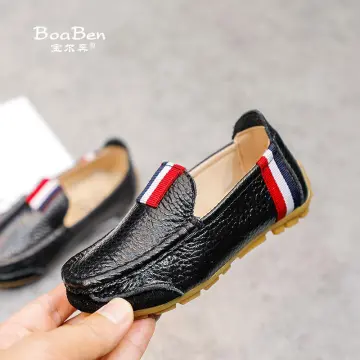 Childrens sale black loafers