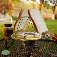 Bread Rack ชั้นวางขนมปังตั้งแคมป์ปิคนิคย่าง สแตนเลสพับได้ Outdoor Stainless Steel Folding Toast