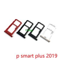 สำหรับ Huawei P Smart Plus ช่องเสียบบัตรซิมเครื่องอ่านการ์ดที่ใส่ถาดช่องเสียบซิม LKT37122อะไหล่ทดแทน