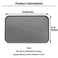 กันน้ำชามสัตว์เลี้ยงเสื่อซิลิโคนเสื่ออาหารสัตว์เลี้ยงลื่นสุนัขให้อาหารเสื่อตีนสุนัขแมว Placemats แผ่นง่ายซักผ้าลูกสุนัขอุปกรณ์สัตว์เลี้ยง