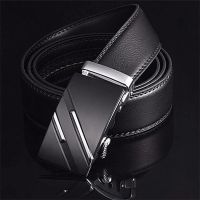 [LFMB]Famous Brand Belt Men Top Quality Genuine Luxury Leather Belts for MenStrap Male Metal Automatic Buckle