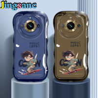 Jingsanc เคสใสสำหรับ Realme 11 Pro/ Realme 11 Pro + + สปอร์ตลายเด็กเล่นสเกตเท่ๆเคสนิ่มใส่โทรศัพท์ป้องกันเลนส์ TPU กันชนลมฝาหลัง Realme 11 Pro/ Realme 11 Pro + X6-1