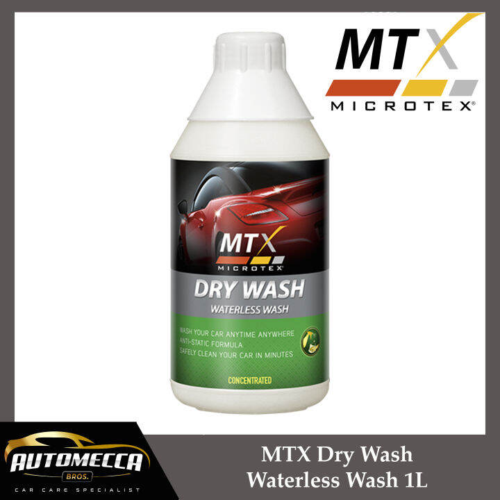 MTX Dry Wash Waterless Wash ( With Wax) 1L Concentrated (13) Lazada PH
