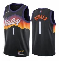 Hot Newest Top-quality New arrival 2022 2023 Newest shot goods Most popular 22/23 Top quality Ready Stock High quality 2021 new season mens Phoenix Suns 1 Devin Booker embroidery basketball jerseys jersey city rainbow black