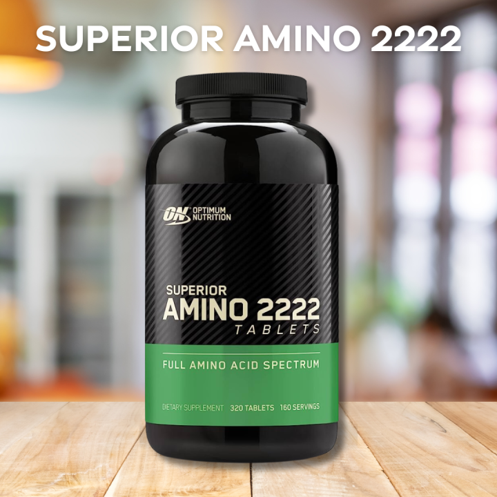 Optimum Nutrition Superior Amino 2222 Tablets Full Spectrum Blend Micronized Aminos 320 Tablets 4921