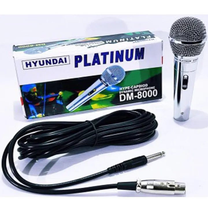 sony fdr x3000 microphone Powerful High Quality Dynamic Microphone Mic with 8m Wire Hyundai