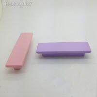 ☃☸۩ CC 64mm Pink Purple Decorative Dresser Knobs And Handles Drawer Pulls Furniture Kitchen Cabinet Doors Wooden handles