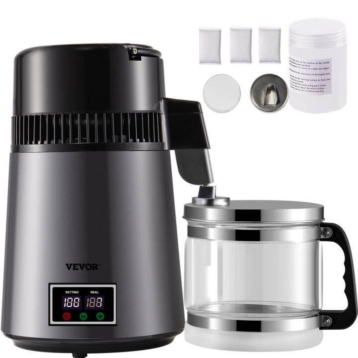 VEVOR 4L Pure Water Distiller Dental Distilled Water Filter Electric