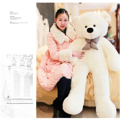 202175CM High Quality Giant Big Cute Plush Stuffed Teddy Bear Huge Soft 100 Cotton Toy Best For Kids Christmas Festival Gift#53444