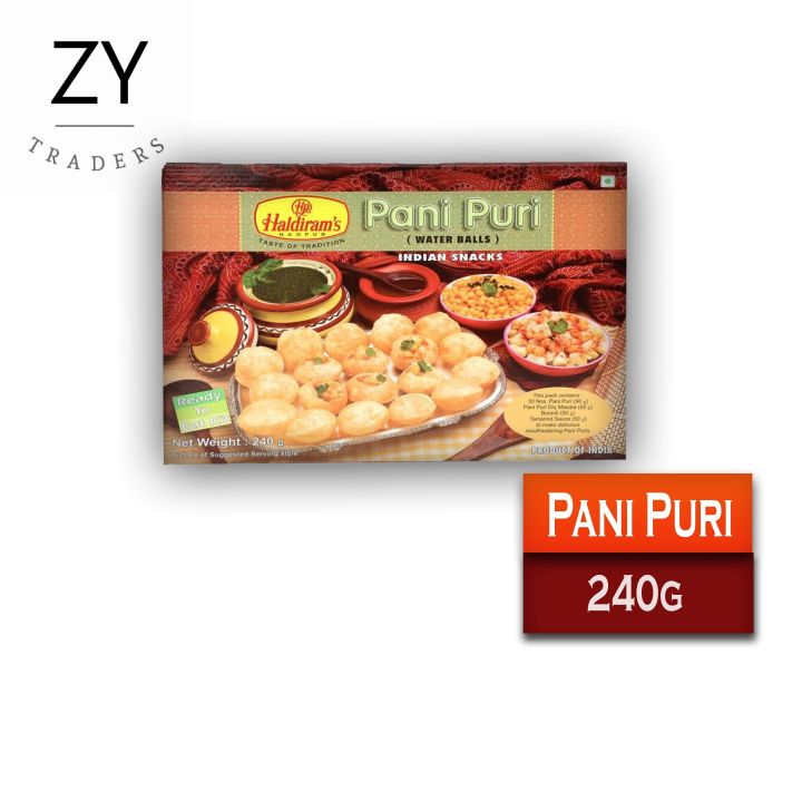 Haldirams Nagpur Pani Puri Ready To Eat Kit 240g Lazada