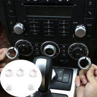 ABS Chrome Fit สำหรับ Land Rover Freelander 2 2007-2012รถ Central Control Volume เครื่องปรับอากาศ Knob Cover Trim อุปกรณ์เสริม