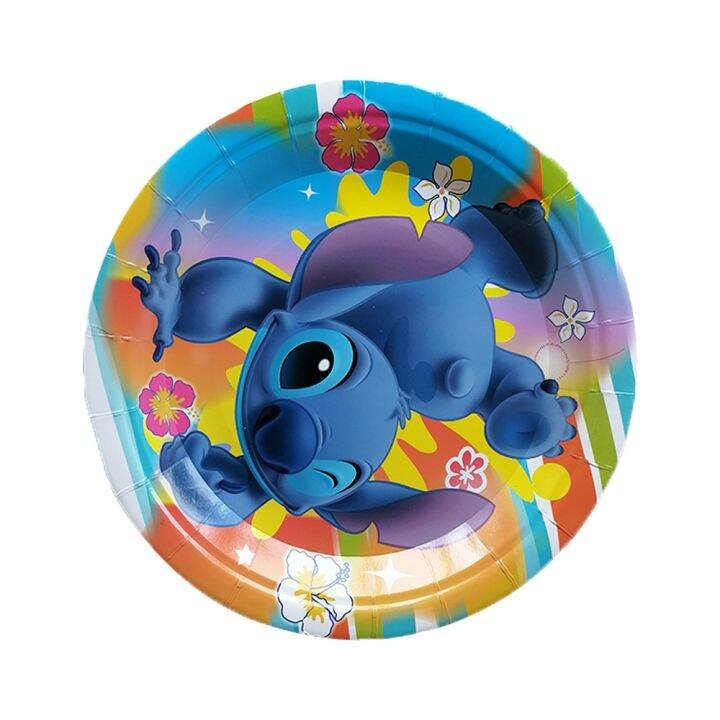 cw-lilo-and-birthday-decoration-kids-disposable-tableware-plate-for-baby-boy-supplies