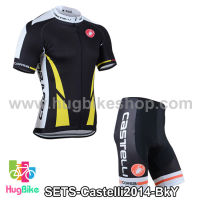 ชุดจักรยานแขนสั้นทีม Castelli 14 (05) สีดำเหลือง