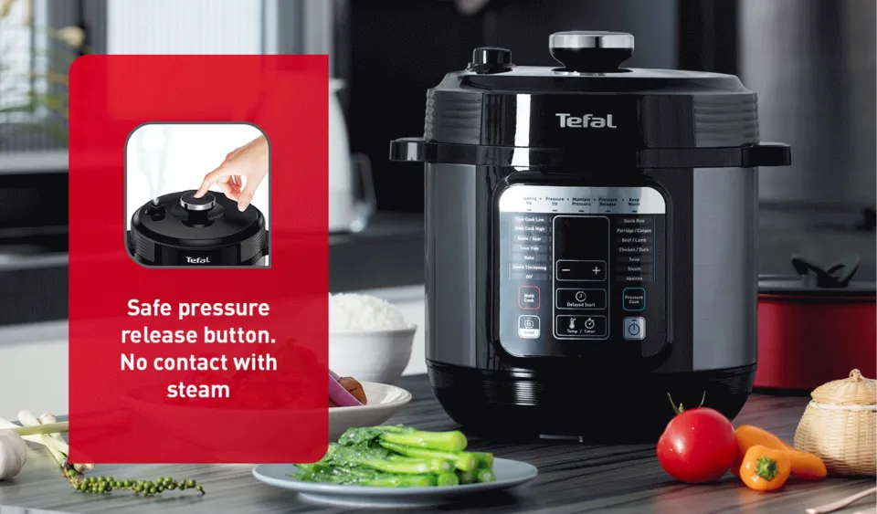 TEFAL CY601 Home Chef Smart Electric Pressure and Multicooker CY601D65