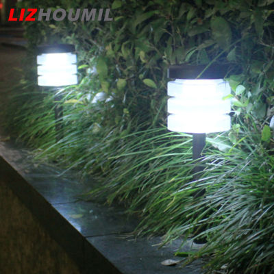 LIZHOUMIL 2pcs Solar Led Sensor Lawn Light Outdoor Waterproof Landscape Decoration Night Lamp For Garden Courtyard