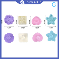 ? Homepet 4ชิ้น/เซ็ตพลาสติกคุกกี้อบแม่พิมพ์การ์ตูน Multi-Series baking Mold