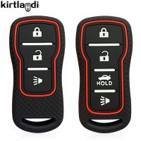 Silicone Car Key Cover Case For Nissan Tiida Sentra X-Trail T30 Altima Frontier Armada Maxima For Infiniti QX56 JA60 FX35 FX 35