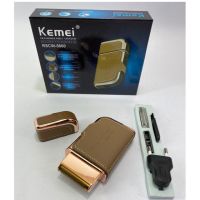 (++โปร) Kemei เครื่องโกนหนวดไฟฟ้า RSCW-5600 หุ้มหนัง ระบบโกนและกันจอนในเครื่องเดียว ราคาดี เครื่องโกนหนวด ที่โกนหนวด ที่โกนหนวดไฟฟ้า ที่โกนขน