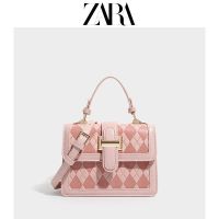 Zaraˉ female bag the new pink bag is popular this year the summer 2022 senior feeling one shoulder hand his little bread 2022 Authentic