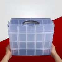 Multilayer Transparent Plastic Box Storage Box Sorting Parts Plastic Storage Containers Organizers Stackable Storage Box